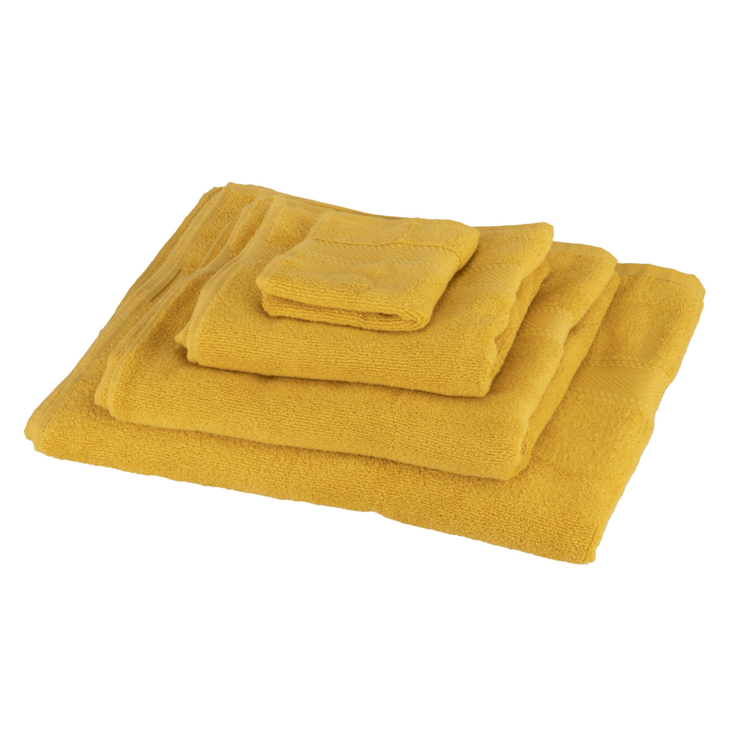 Bright discount yellow towels