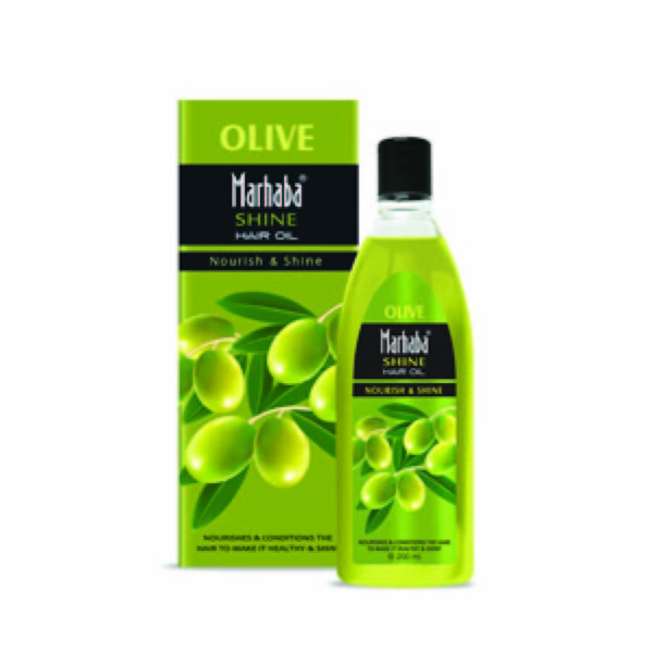 Marhaba Shine Hair oil Olive 200ml - Robranmall