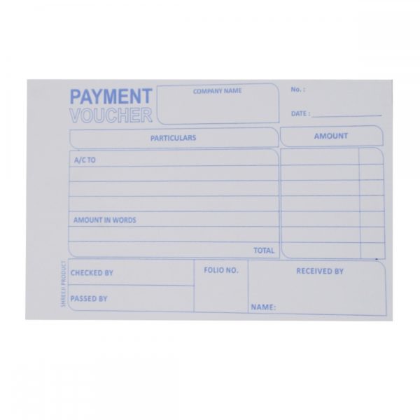 Shreeji, Rwenzori, Payment Voucher, 50 sheets, Soft cover